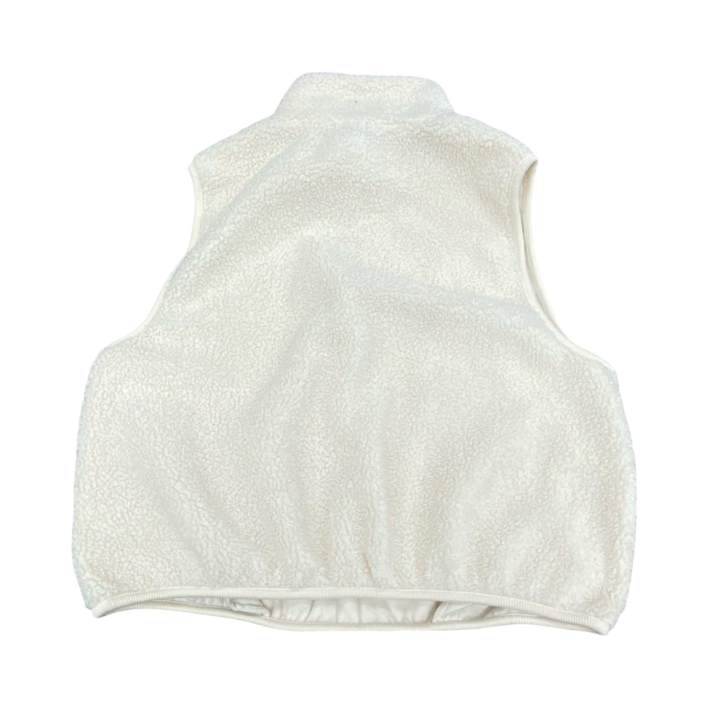 Vest Faux Fur & Sherpa By Athleta In Cream, Size:L