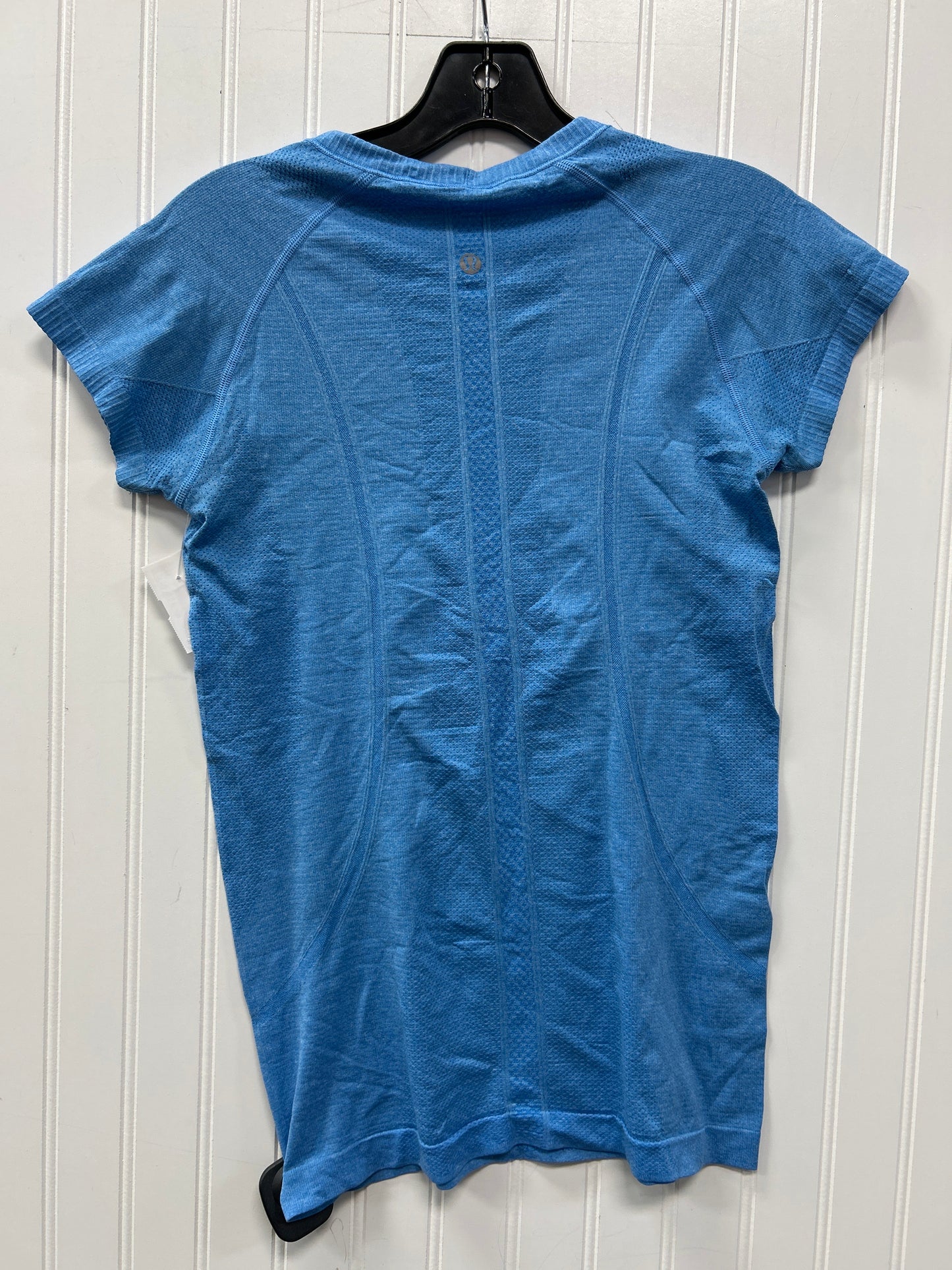 Athletic Top Ss By Lululemon In Blue, Size:6