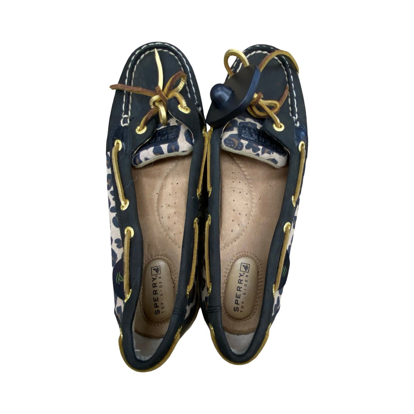 Shoes Flats By Sperry In Animal Print, Size:8.5