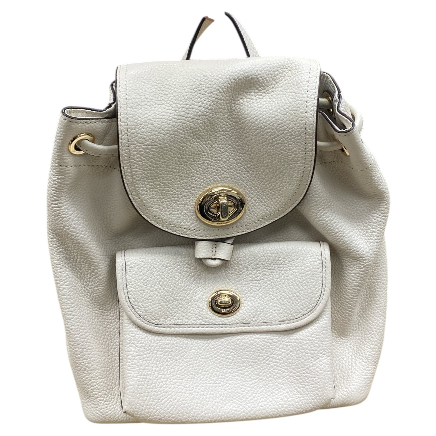Backpack Designer By Coach In Ivory, Size:Small