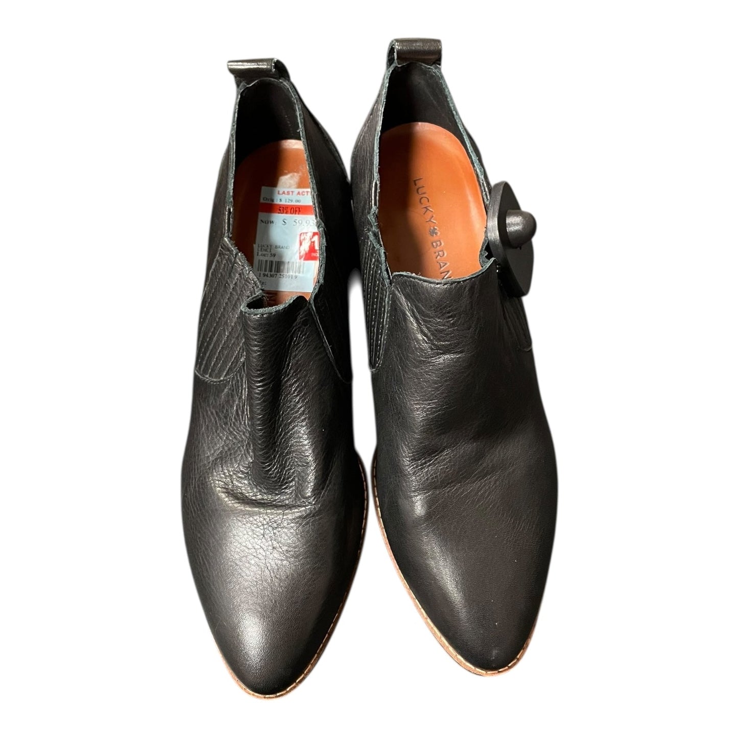 Boots Ankle Flats By Lucky Brand In Black, Size:10