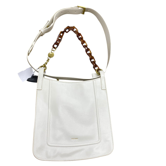 Handbag Leather By Pixie Mood In White, Size:Small