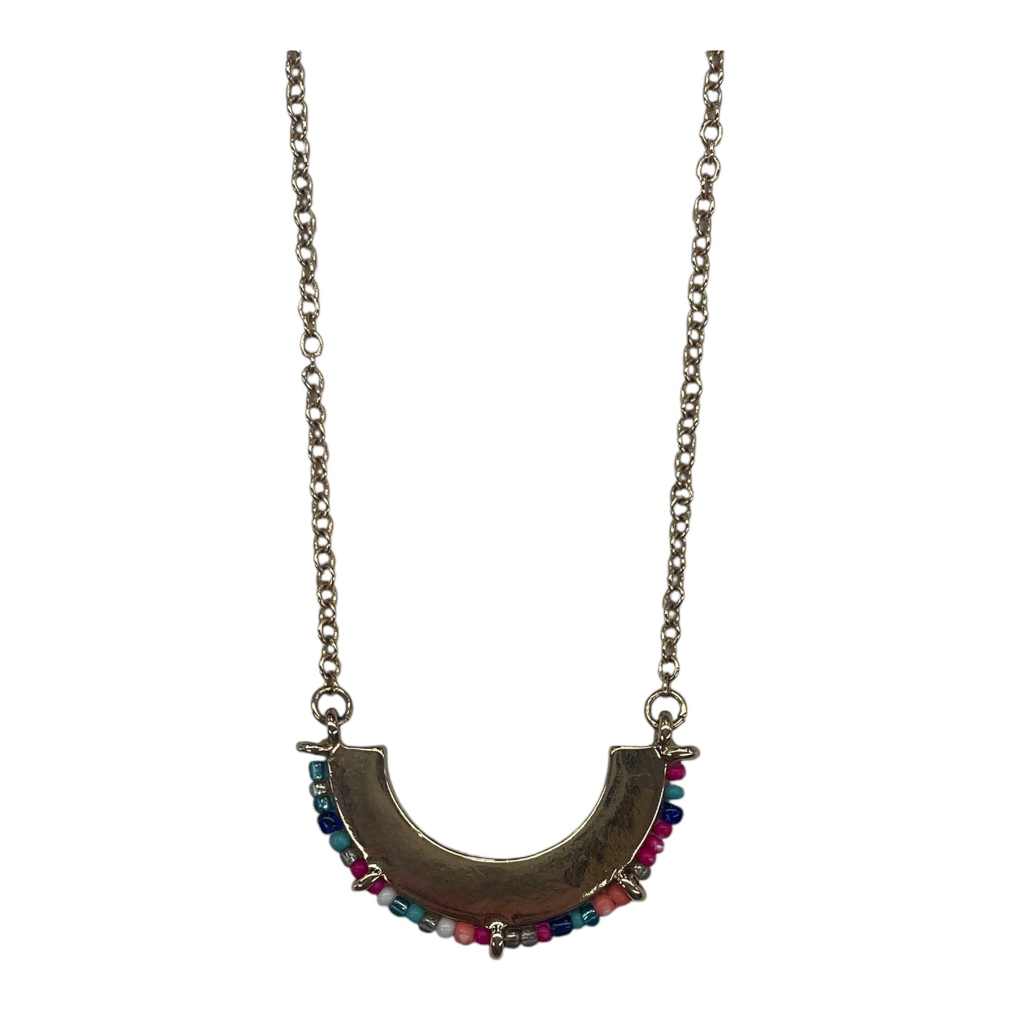 Necklace Statement By Clothes Mentor In Gold, Size:0