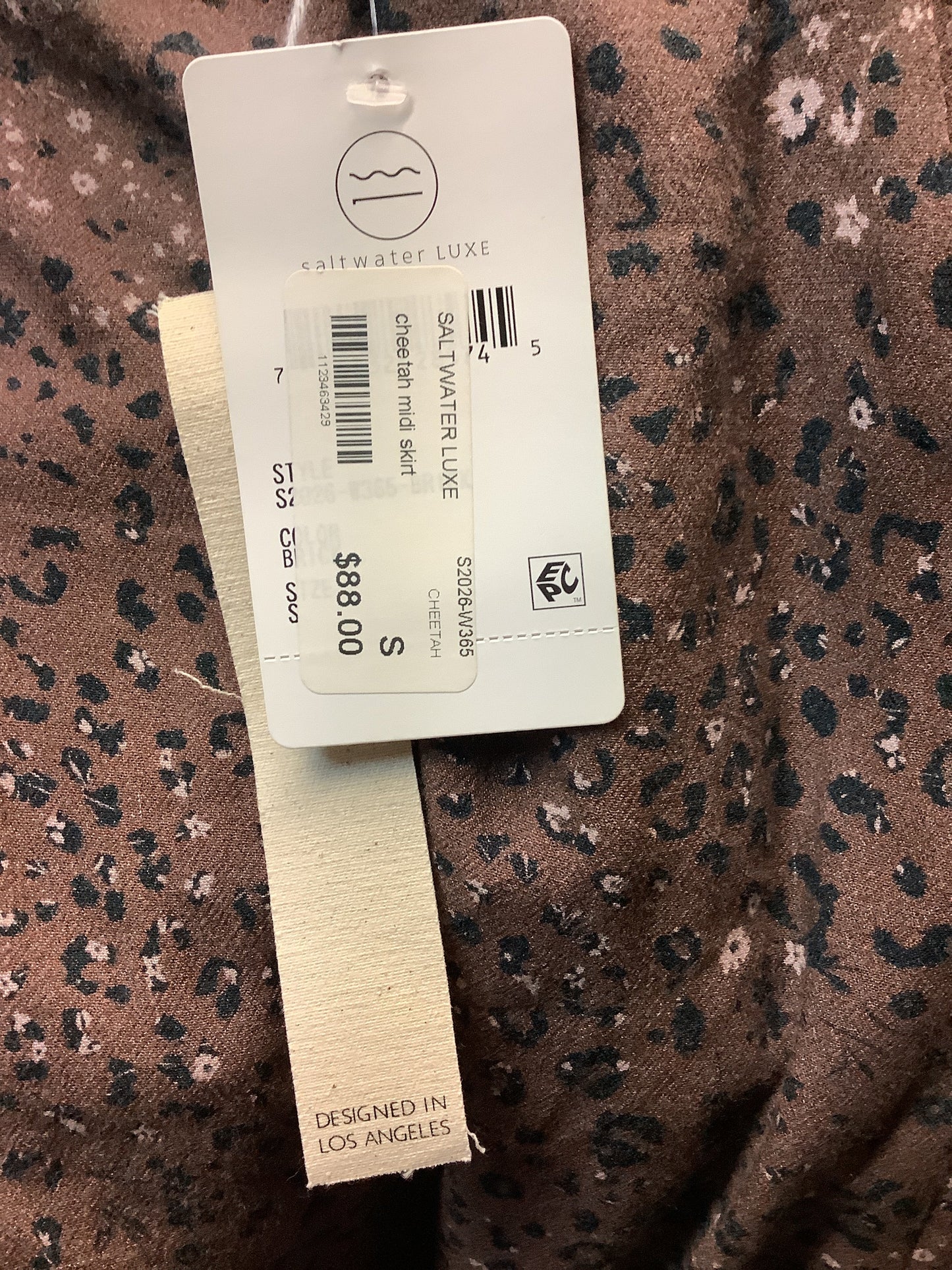 Skirt Maxi By Saltwater Luxe In Brown, Size: S
