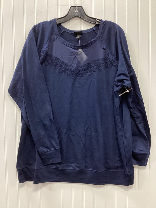Top Ls By Torrid In Navy, Size:1X