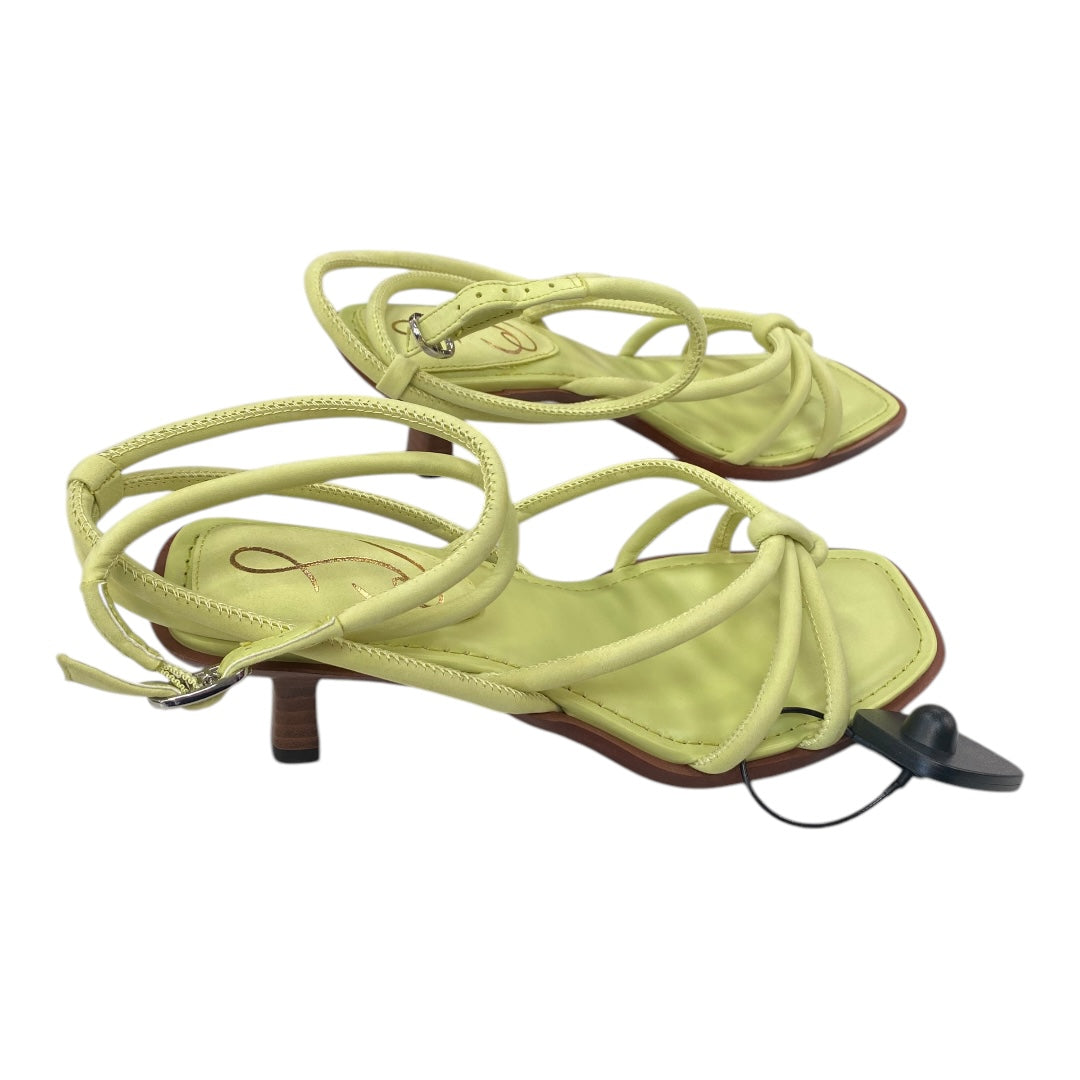 Sandals Heels Kitten By Sam Edelman In Green, Size:8