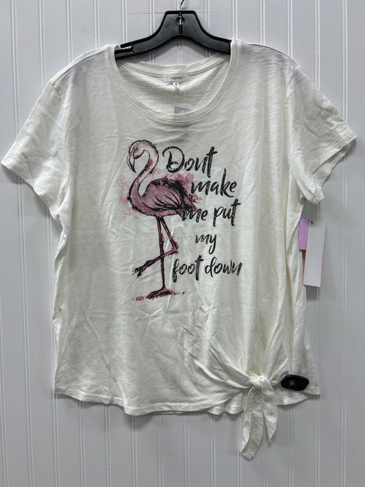 Top Ss By Maurices In White, Size:Xl
