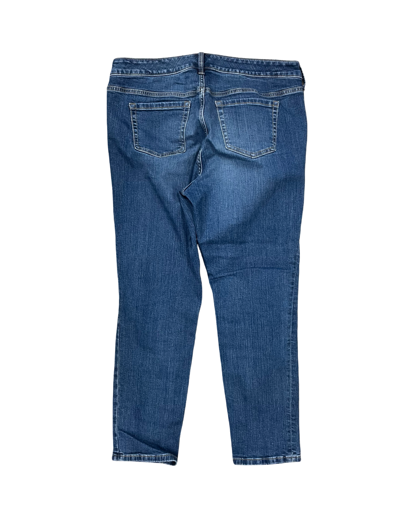 Jeans Boyfriend By Torrid In Blue Denim, Size:12