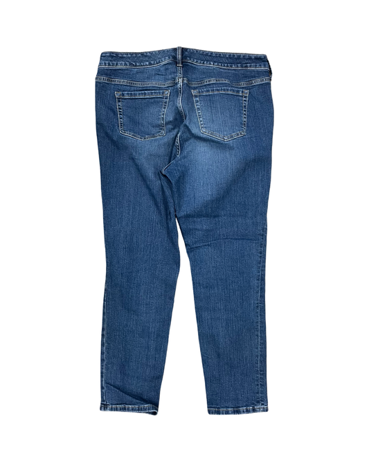 Jeans Boyfriend By Torrid In Blue Denim, Size:12