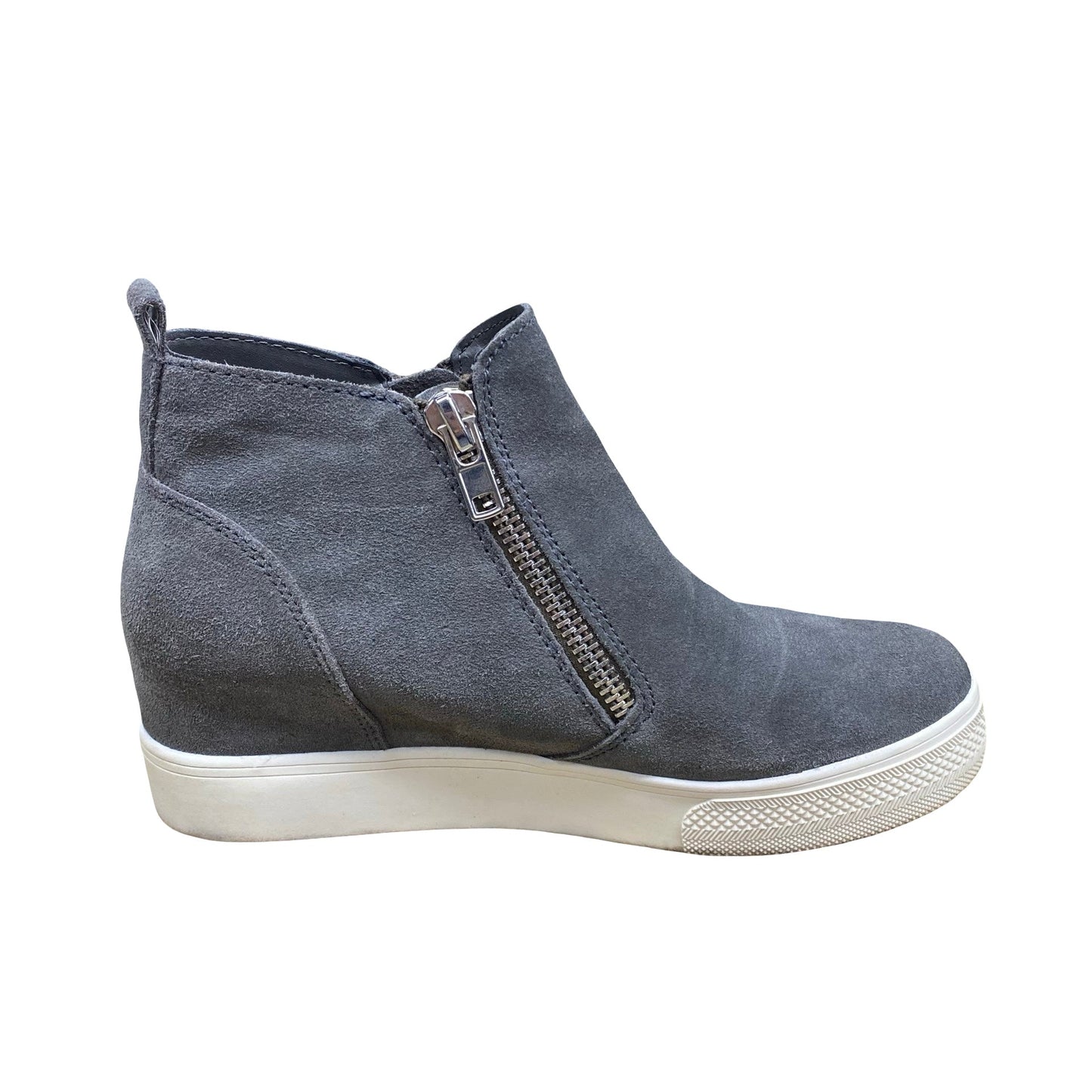 Boots Ankle Heels By Steve Madden In Grey, Size:10