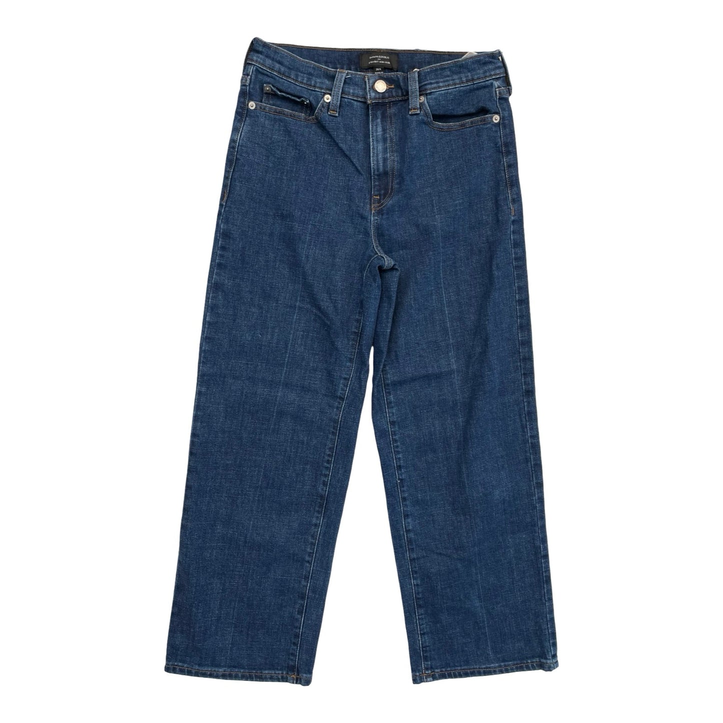 Jeans Straight By Banana Republic In Blue Denim, Size:6