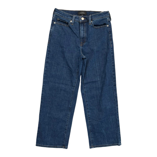 Jeans Straight By Banana Republic In Blue Denim, Size:6