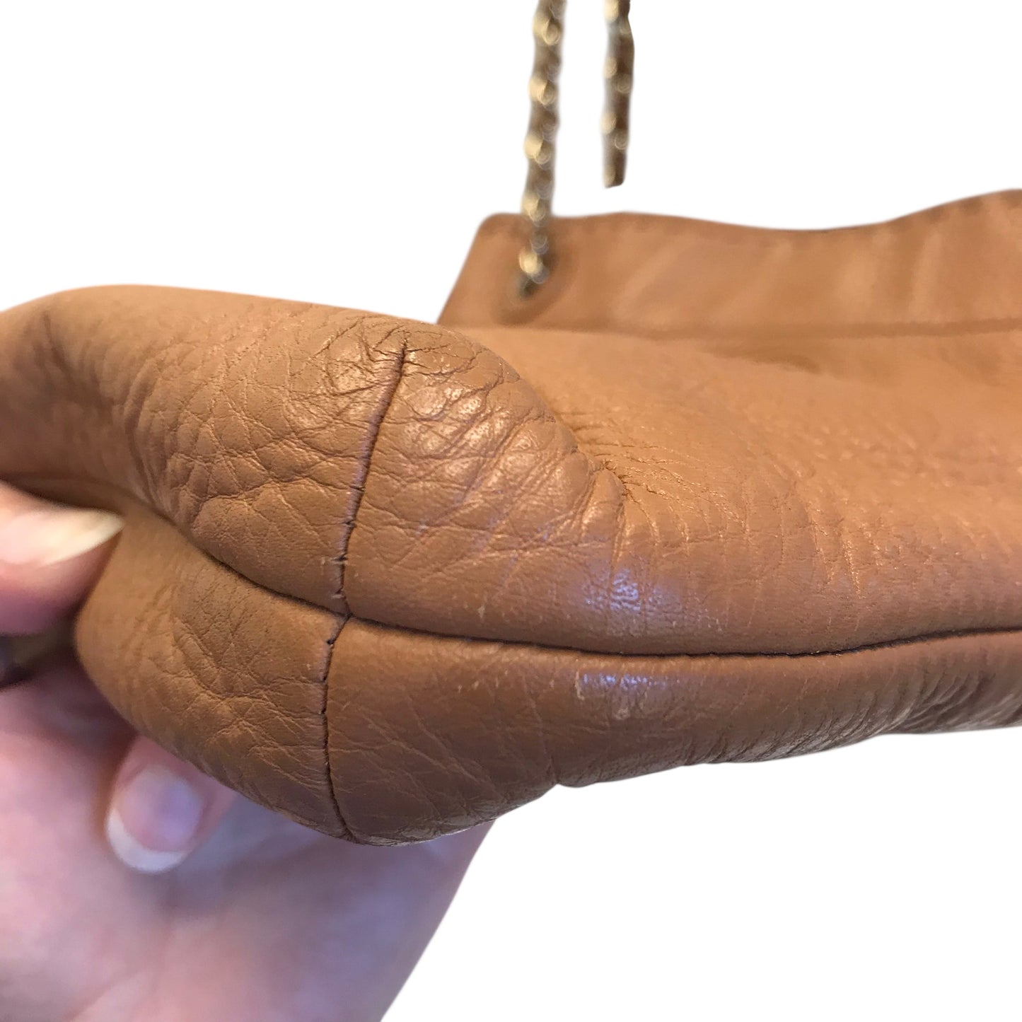 Handbag Designer By Tory Burch In Brown, Size:Medium