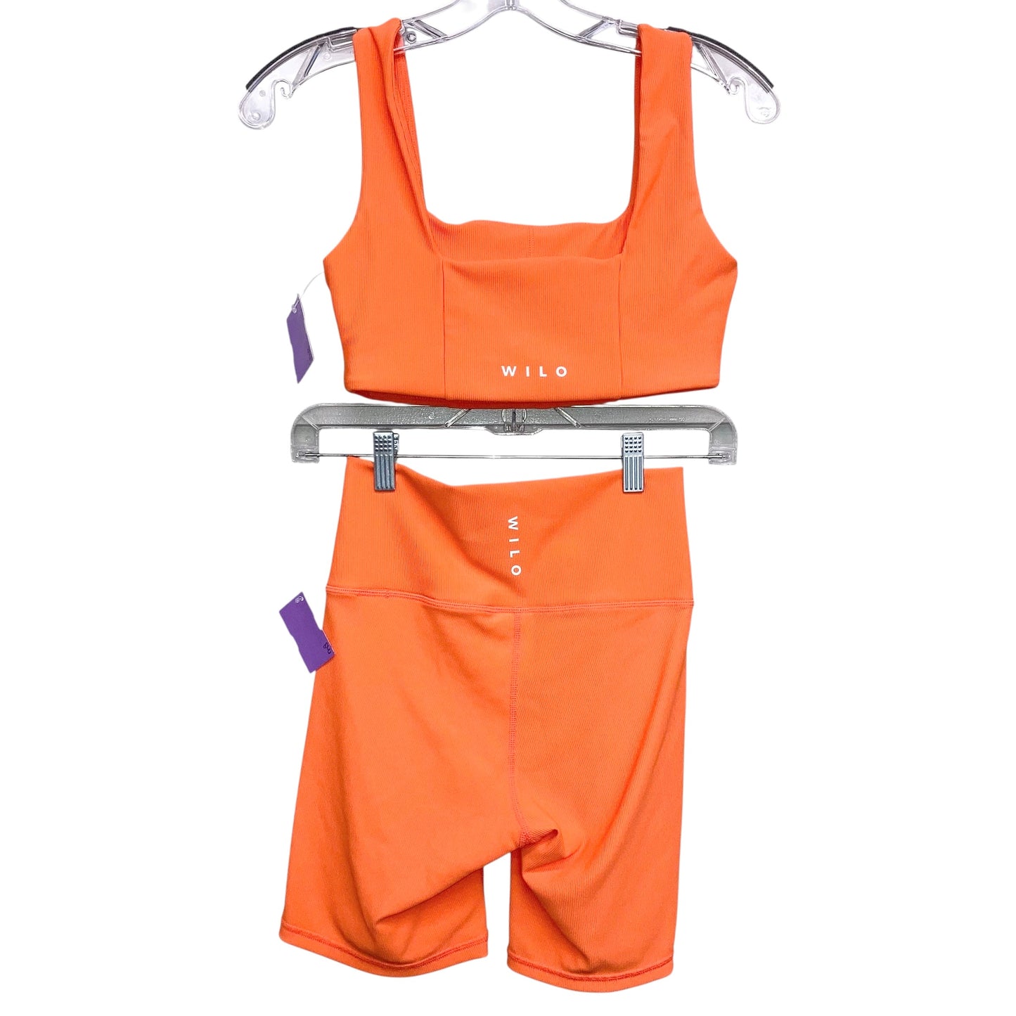 Athletic Shorts 2Pc By Wilo In Orange, Size:Xs