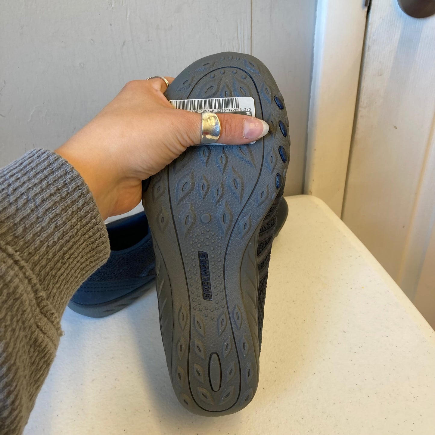 Shoes Athletic By Skechers In Navy, Size:7