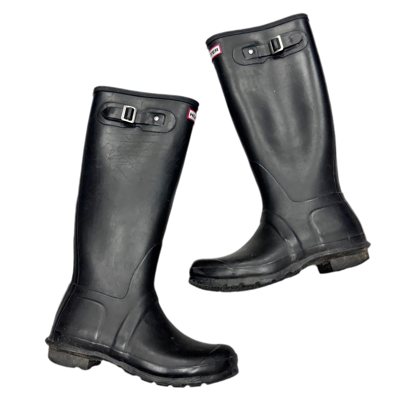 Boots Rain By Hunter In Black, Size: 9