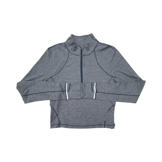 Athletic Top Ls Crewneck By Lululemon In Navy, Size:8