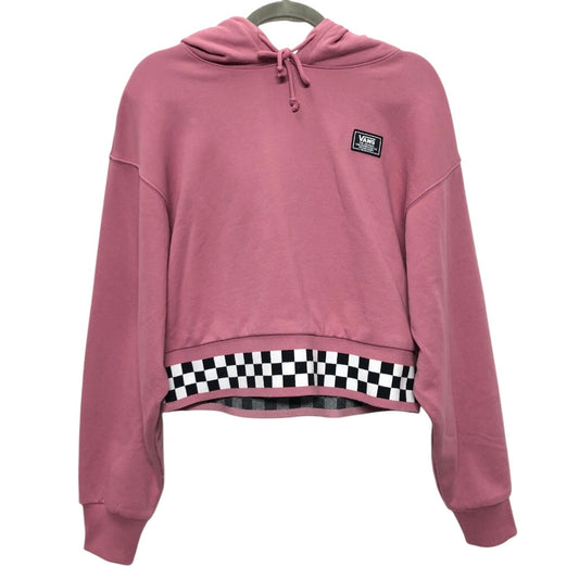 Sweatshirt Hoodie By Vans In Pink, Size:M