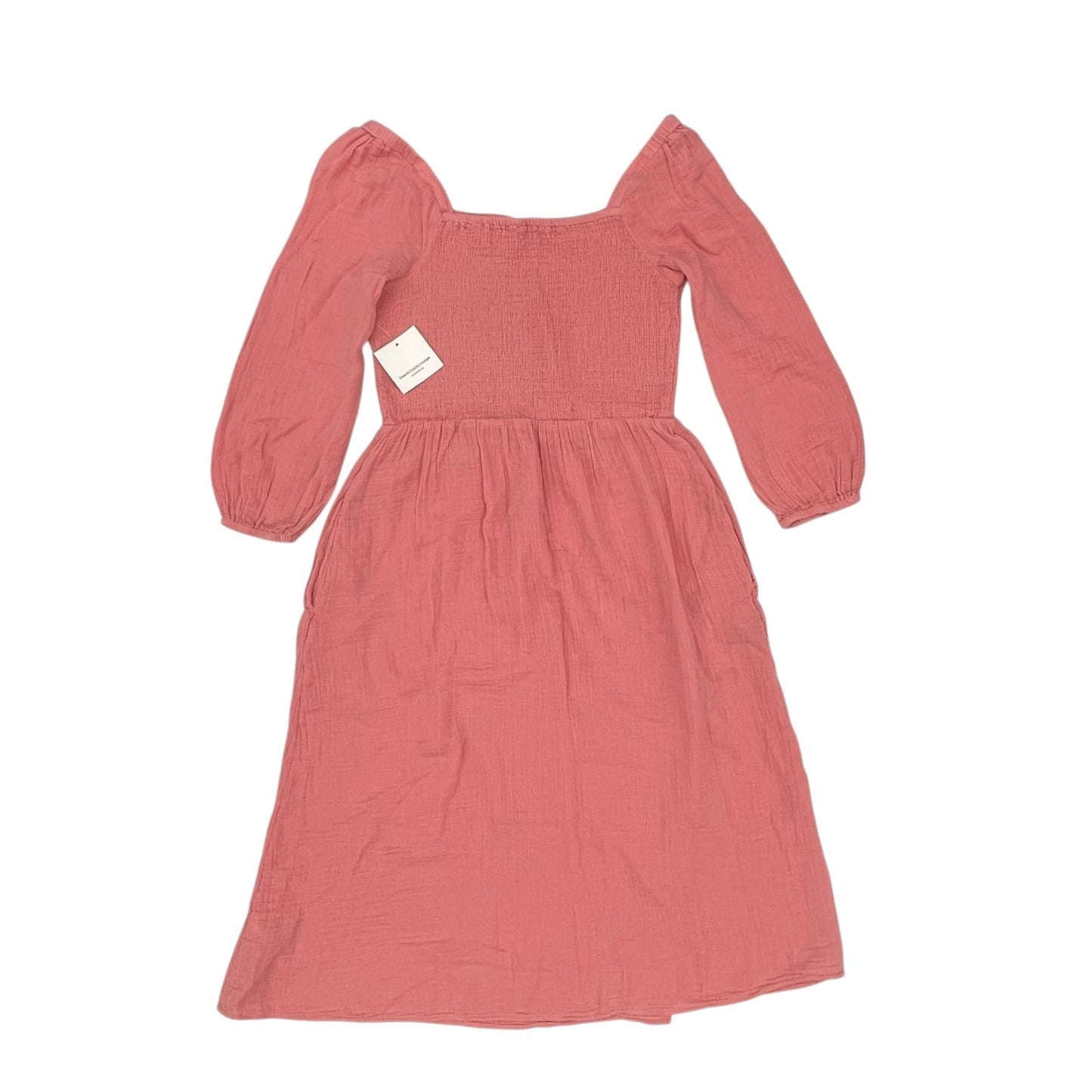 Dress Casual Midi By Beachlunchlounge In Pink, Size:M