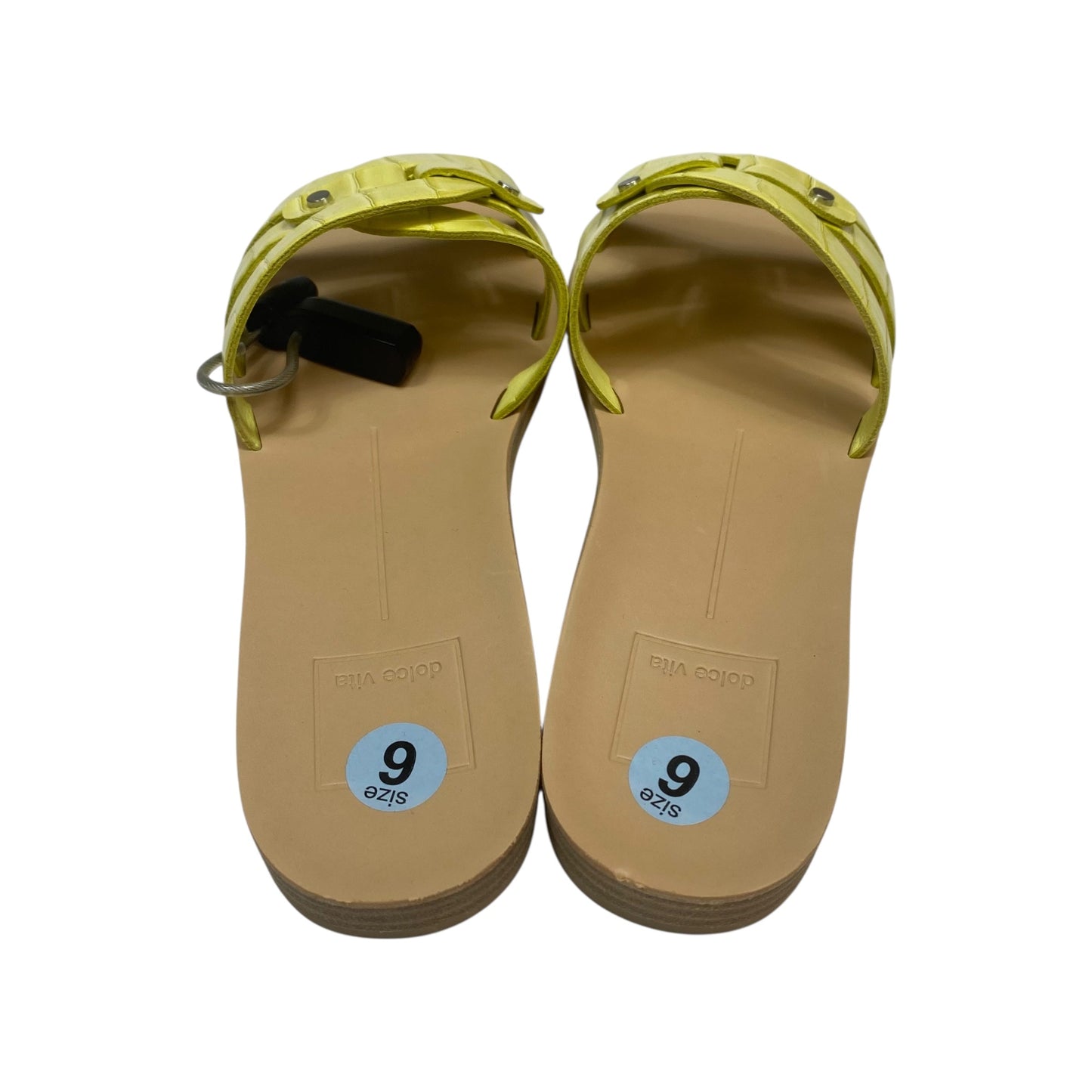 Sandals Flats By Dolce Vita In Yellow, Size:6