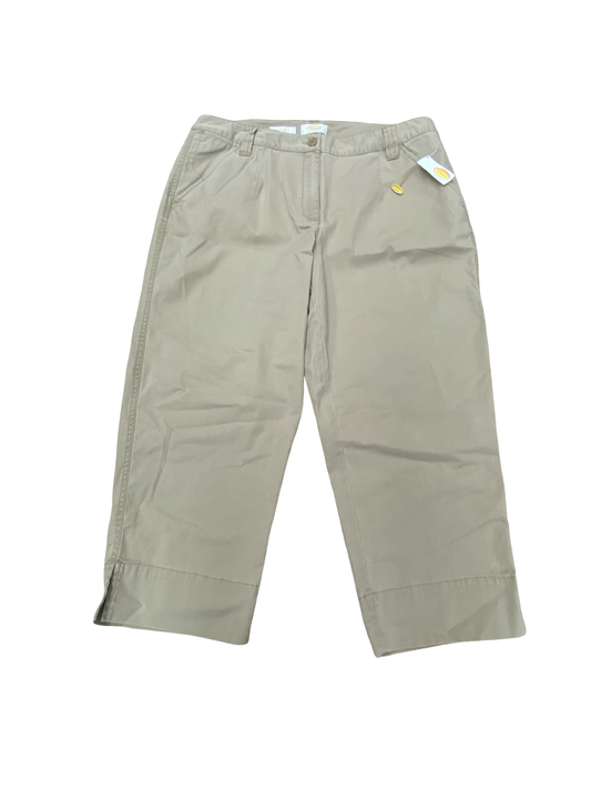 Pants Cropped By Talbots In Brown, Size:16