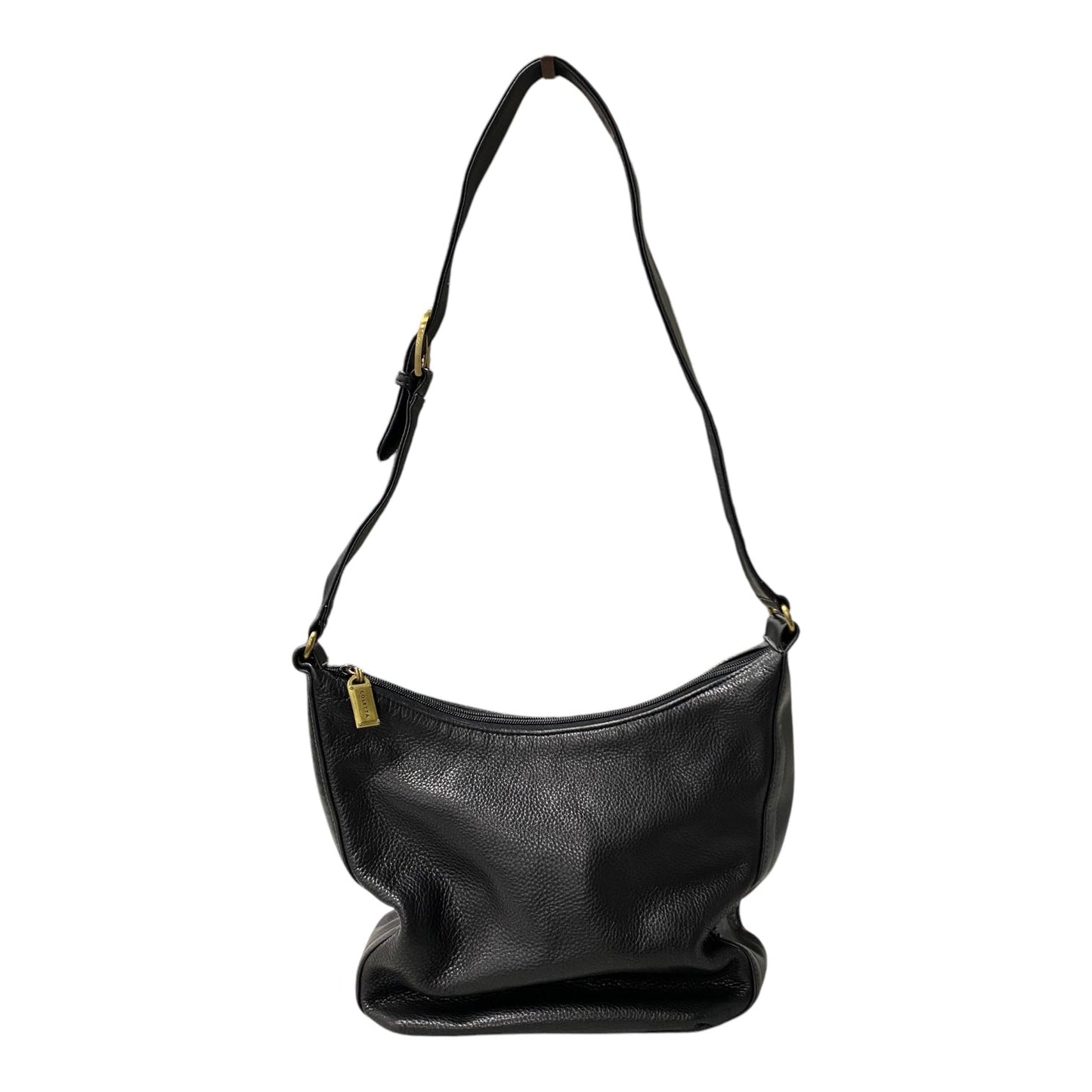 Handbag Leather By Coletta In Black, Size:Medium