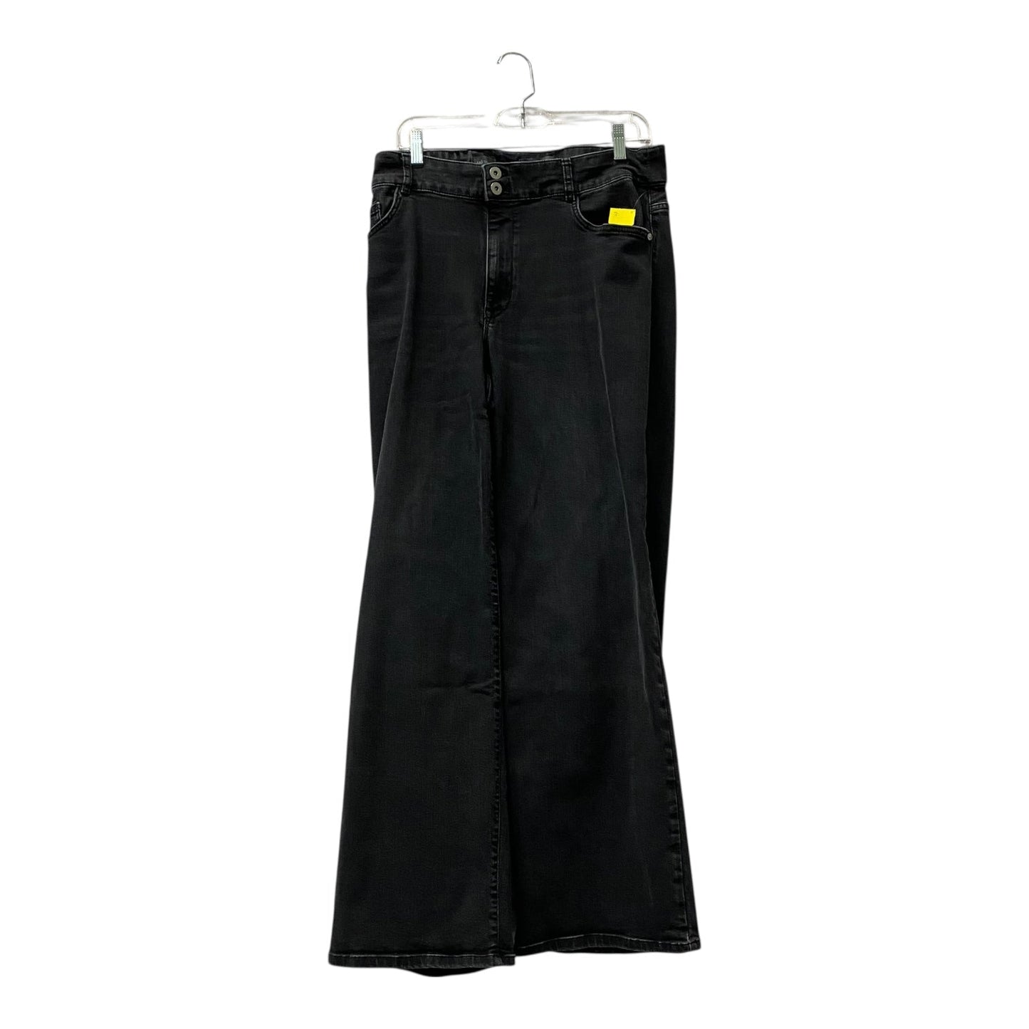 Jeans Wide Leg By J. Jill In Black, Size:20