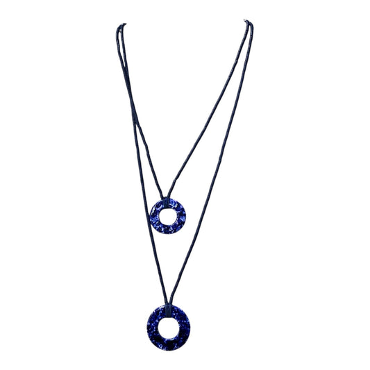 Necklace Layered By Chicos In Navy