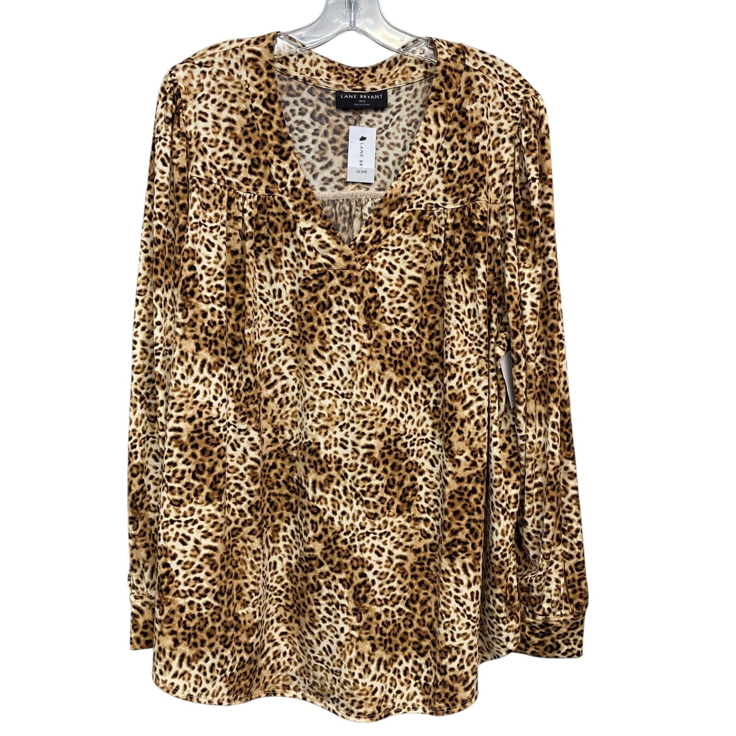 Top Ls By Lane Bryant In Animal Print, Size:1X
