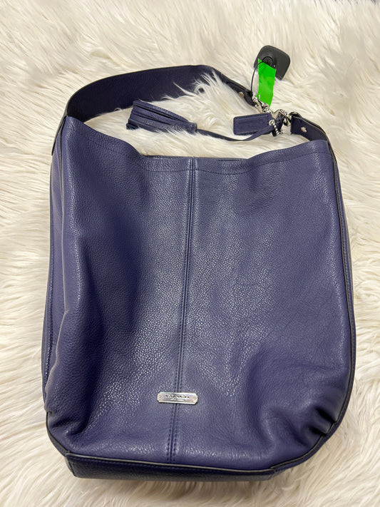 Handbag Designer By Coach In Navy, Size:Large