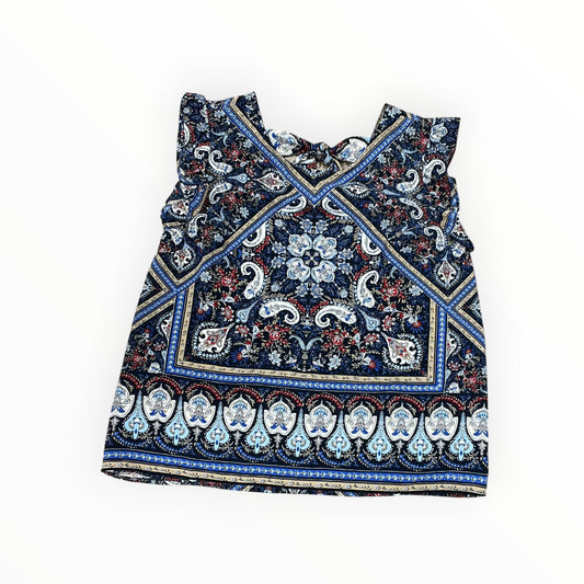 Top Ss By Cato In Blue & Red, Size:L