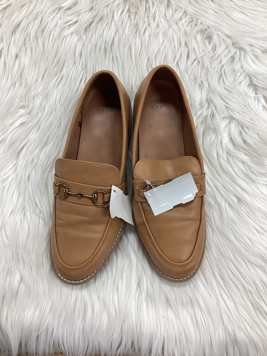Shoes Flats By A New Day In Tan, Size:8.5