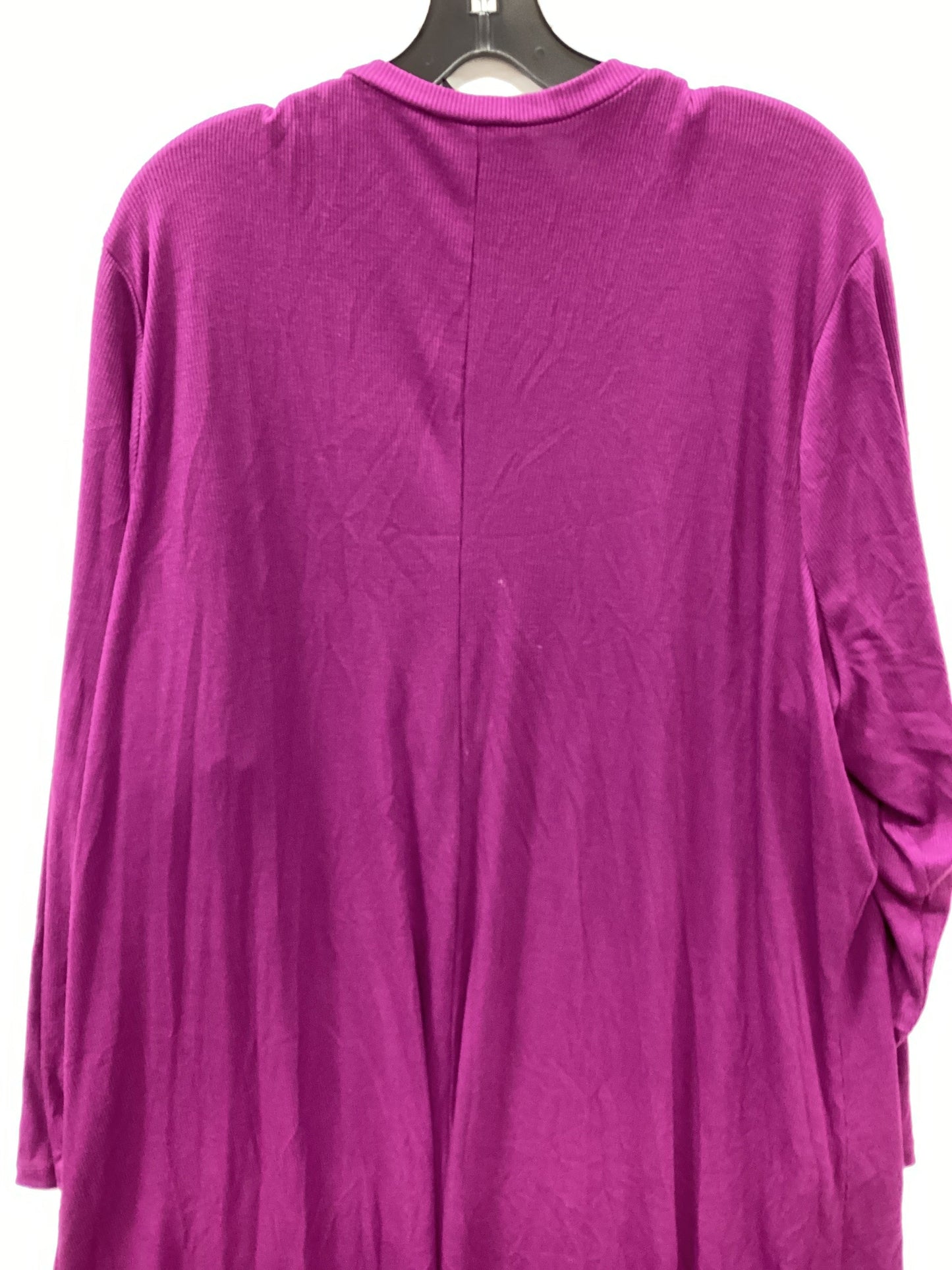 Cardigan By Lane Bryant In Purple, Size:4X
