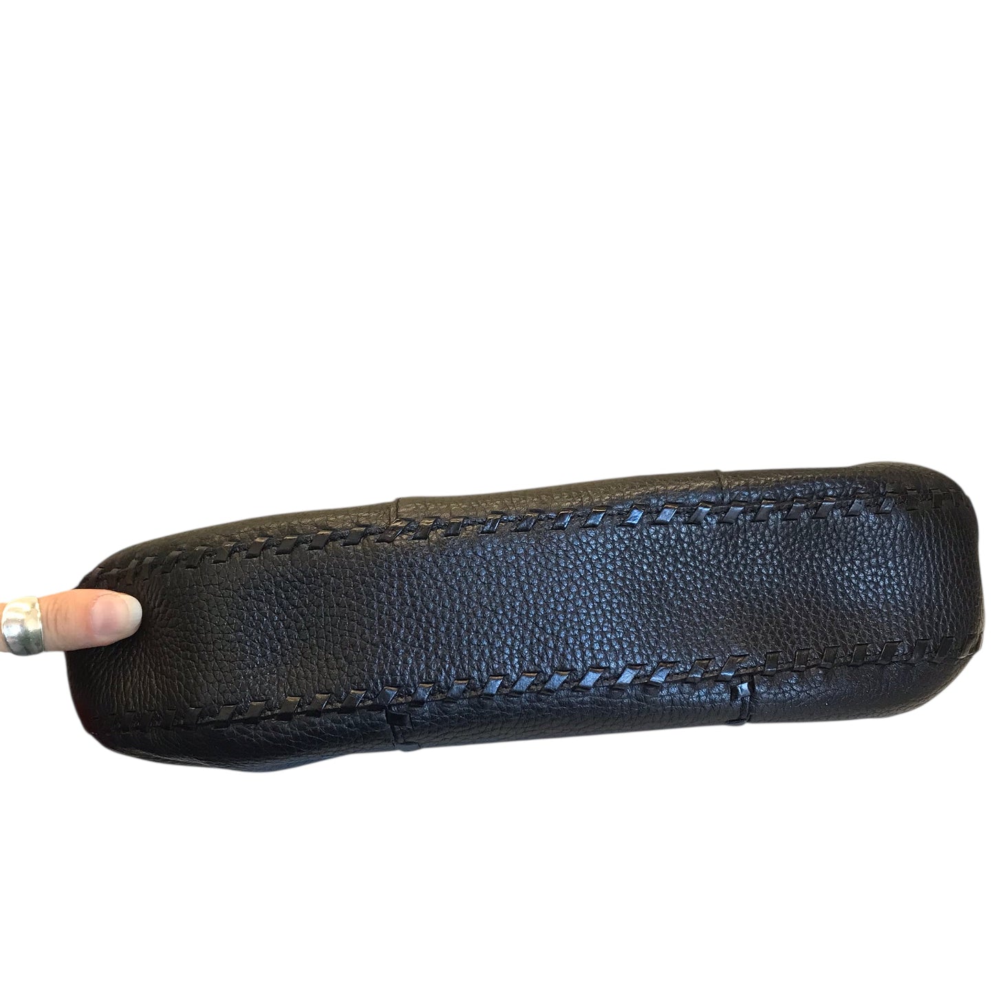 Handbag Leather By Brighton In Black, Size:Small