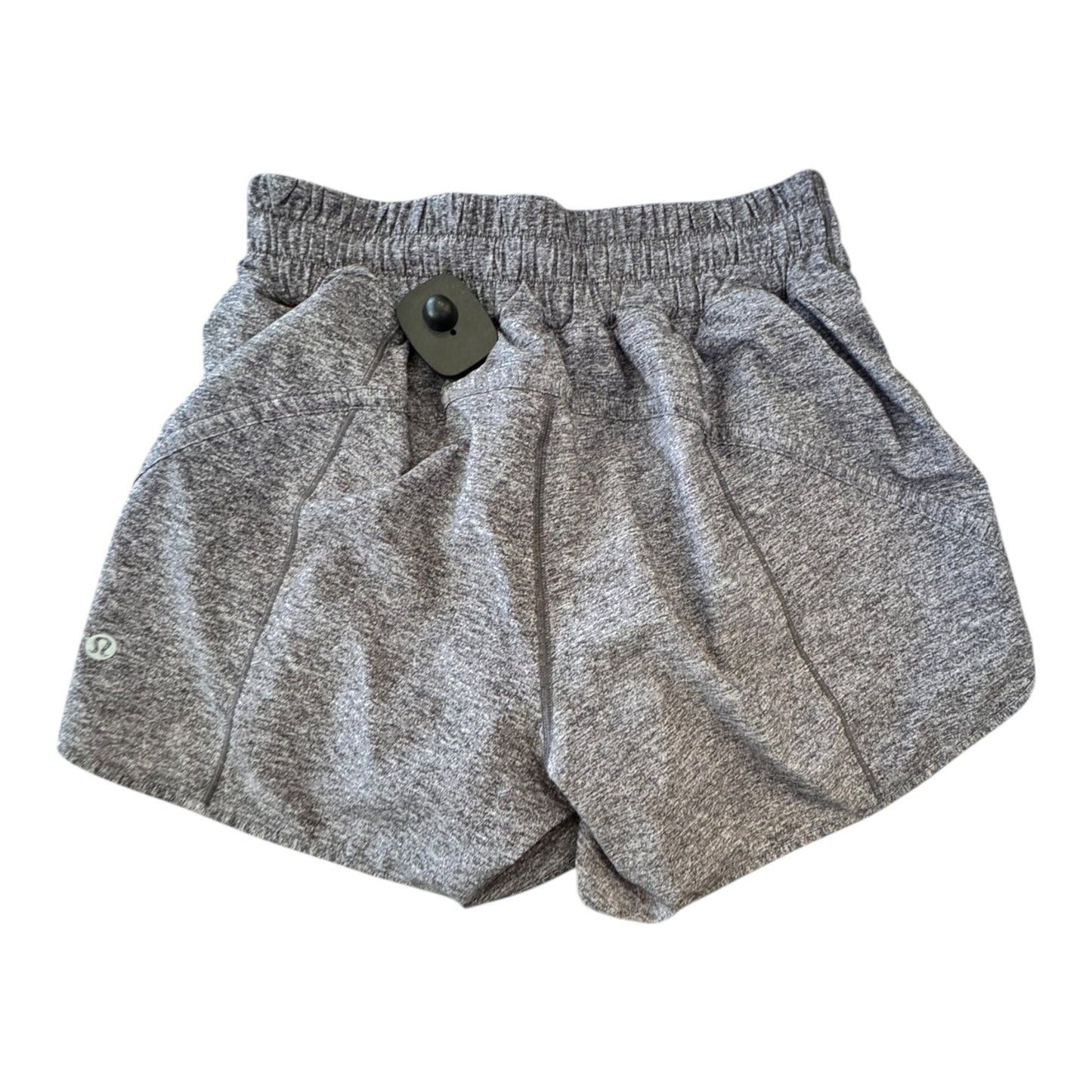 Athletic Shorts By Lululemon In Grey, Size:6