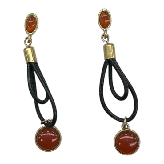 Earrings Dangle/Drop By Clothes Mentor In Black & Orange