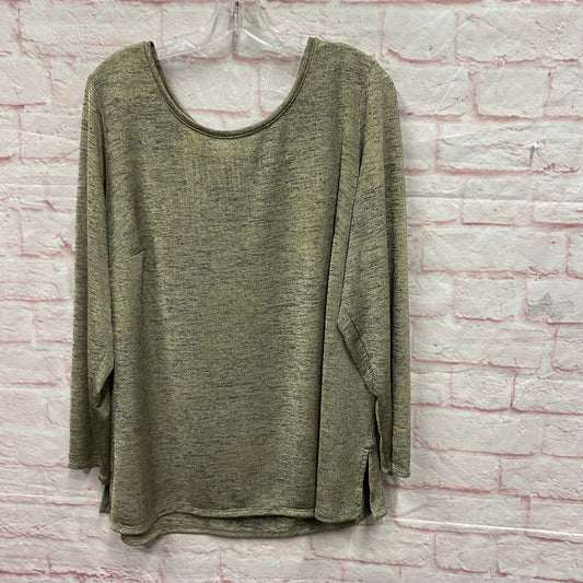 Top Ls By Westport In Gold, Size:2X