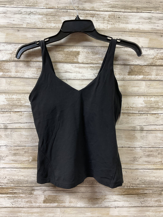 Athletic Tank Top By Lululemon In Black, Size:8