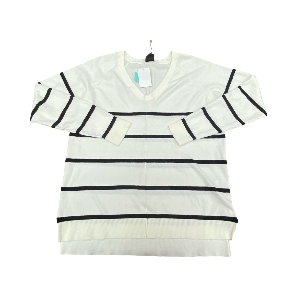 Sweater By Bobeau In Black & White, Size:M