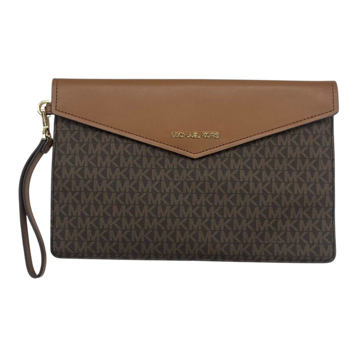 Wristlet Designer By Michael Kors In Brown, Size:Large