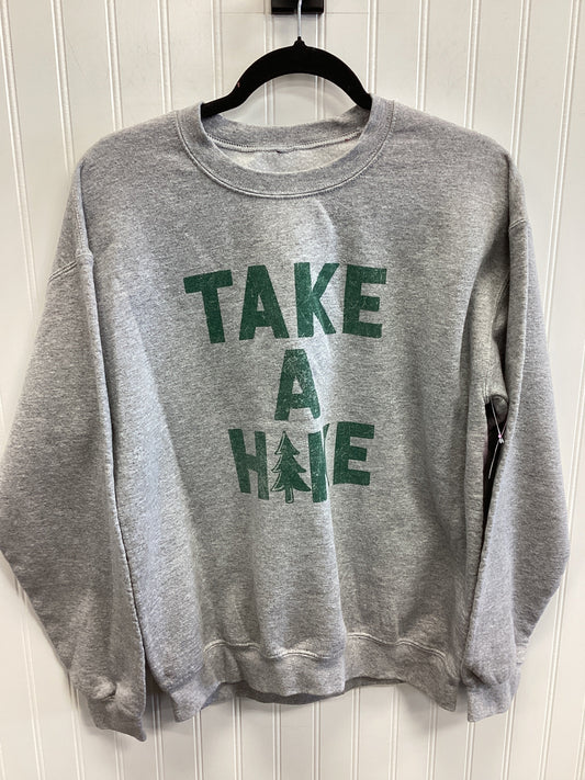 Top Ls By Clothes Mentor In Grey, Size:M