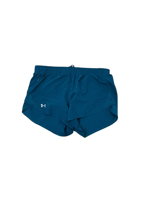 Athletic Shorts By Under Armour In Teal, Size:L