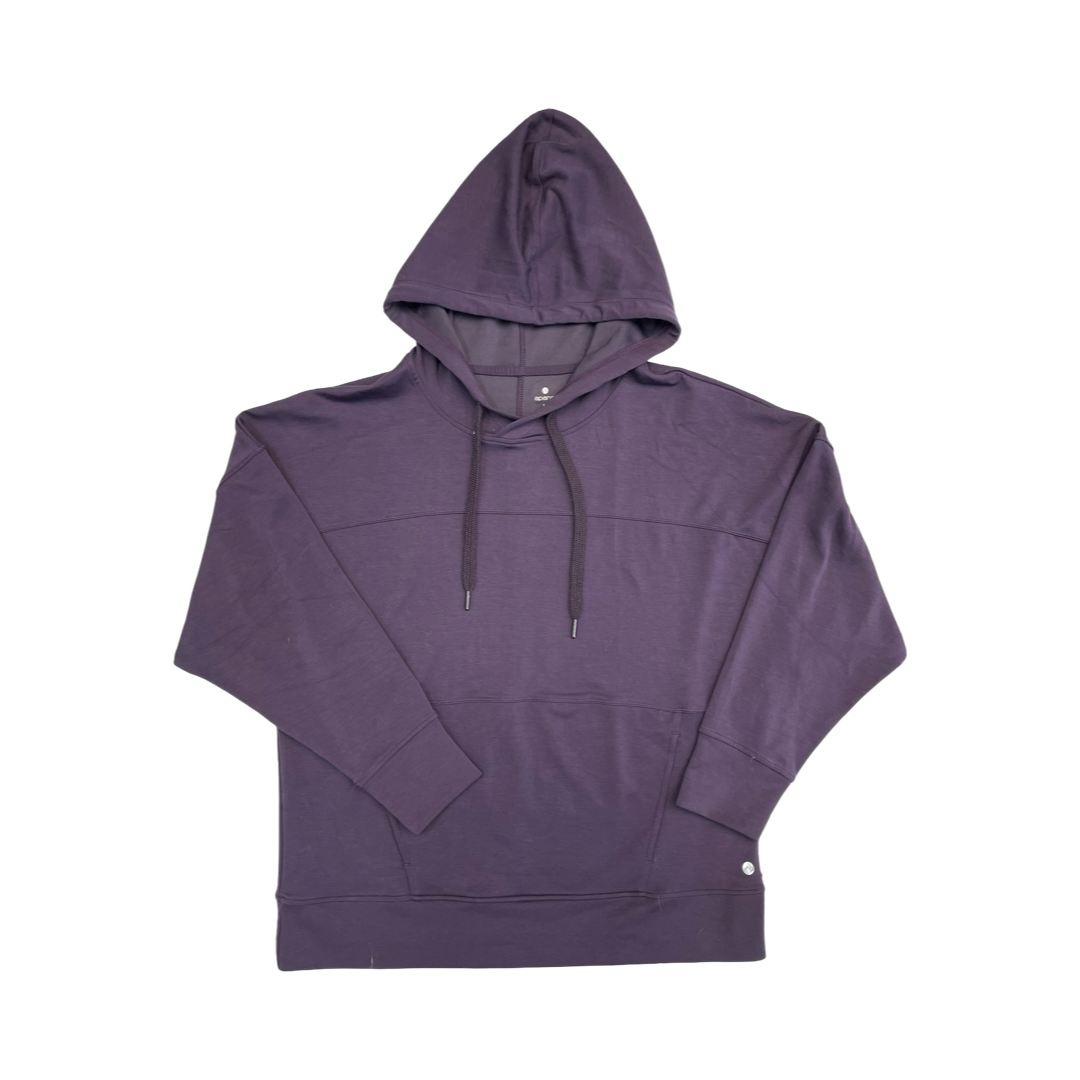Athletic Sweatshirt Hoodie By Apana In Purple, Size:L