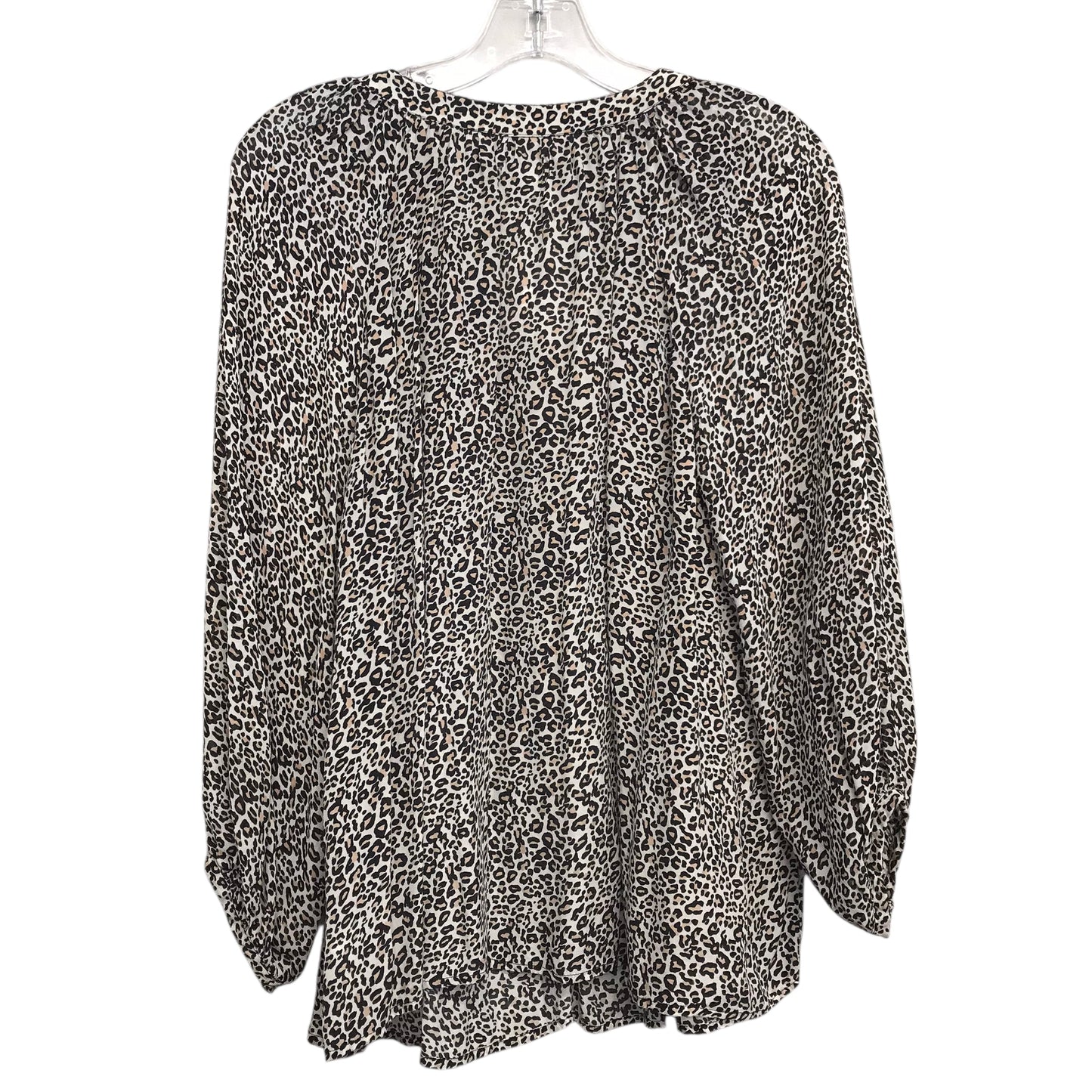 Top Ls By Velvet In Animal Print, Size:Xl
