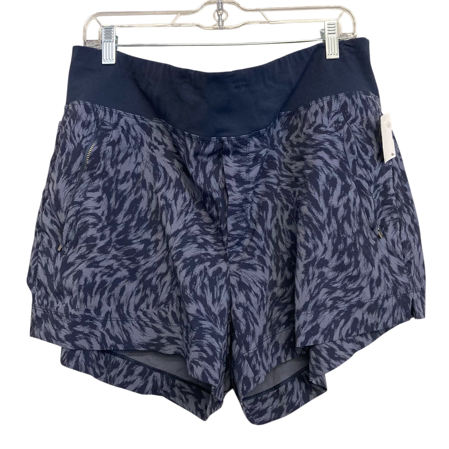 Athletic Shorts By Athleta In Blue, Size:1X