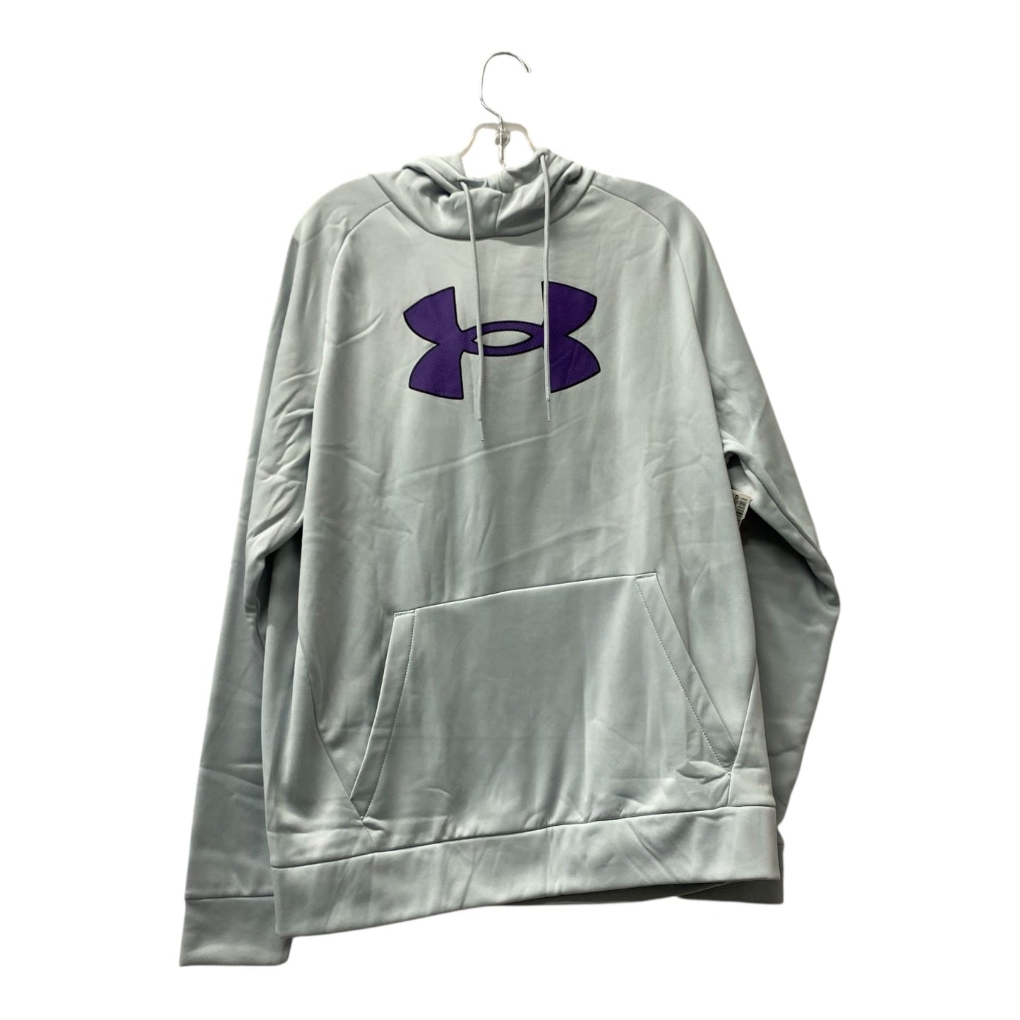 Athletic Sweatshirt Hoodie By Under Armour In Blue & Purple, Size:L
