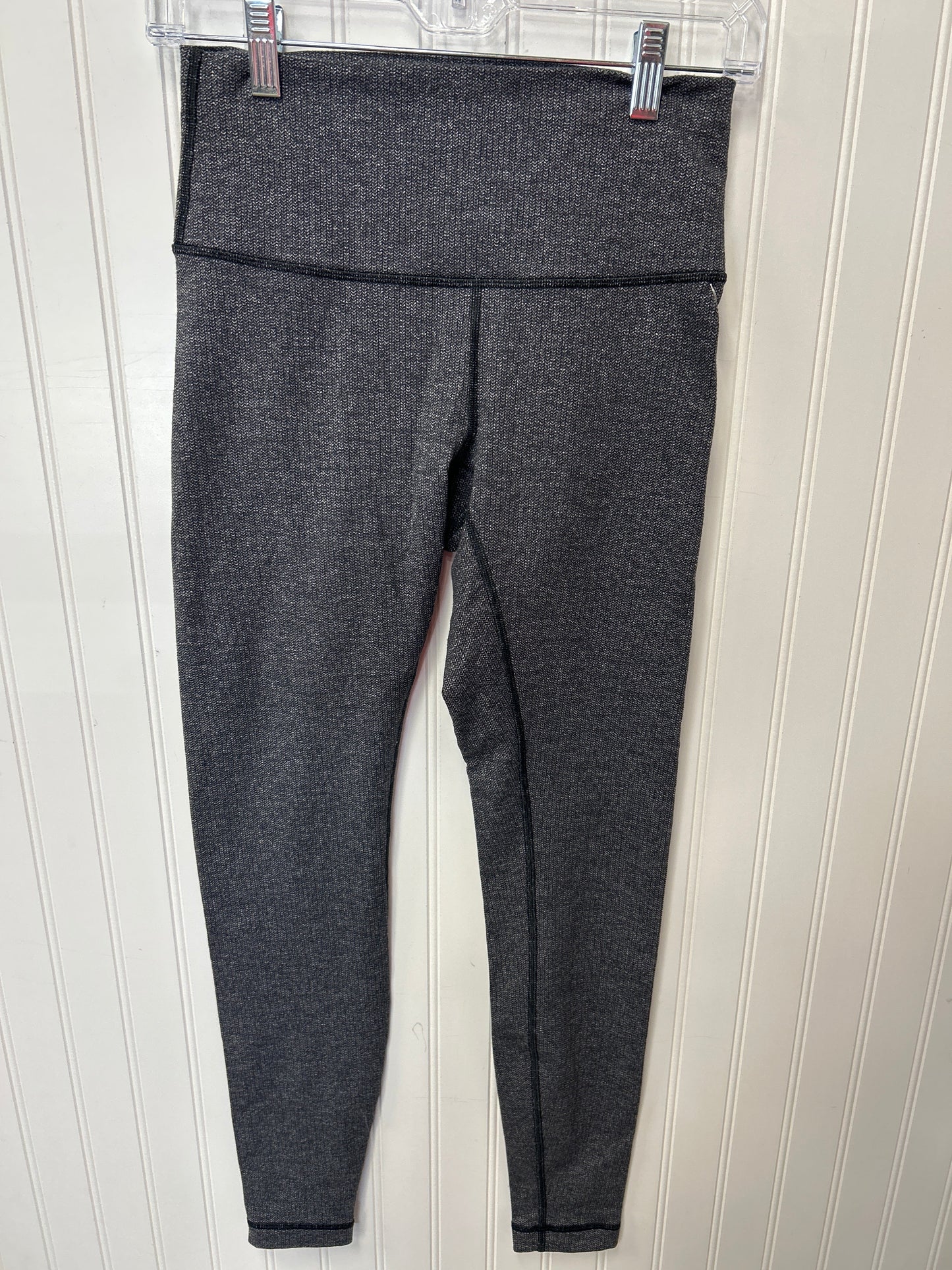 Athletic Leggings By Lululemon In Grey, Size:4