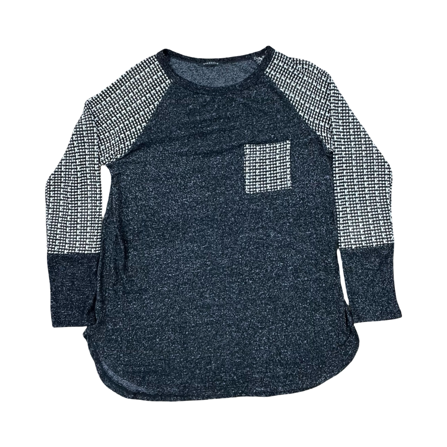Top Ls By Staccato In Black & Cream, Size:L
