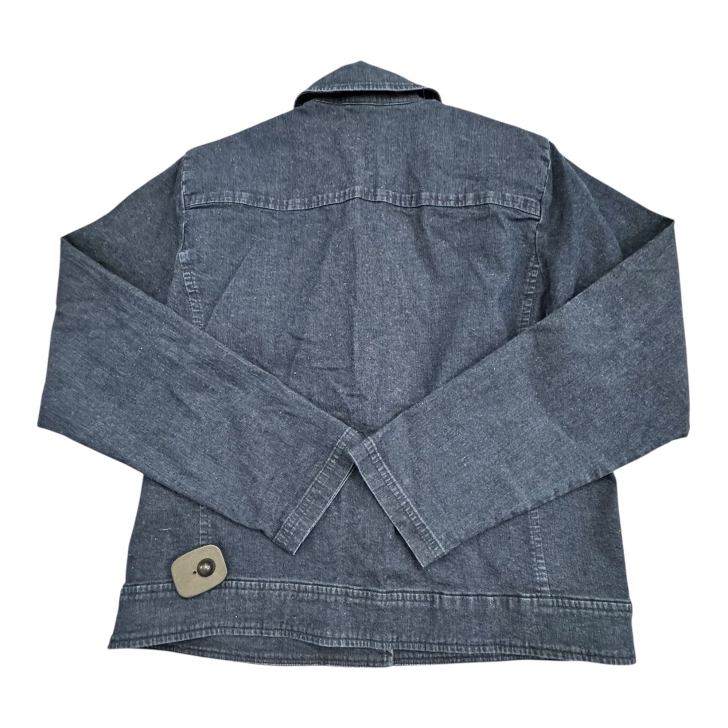 Top Ls Designer By Eileen Fisher In Blue Denim, Size:S