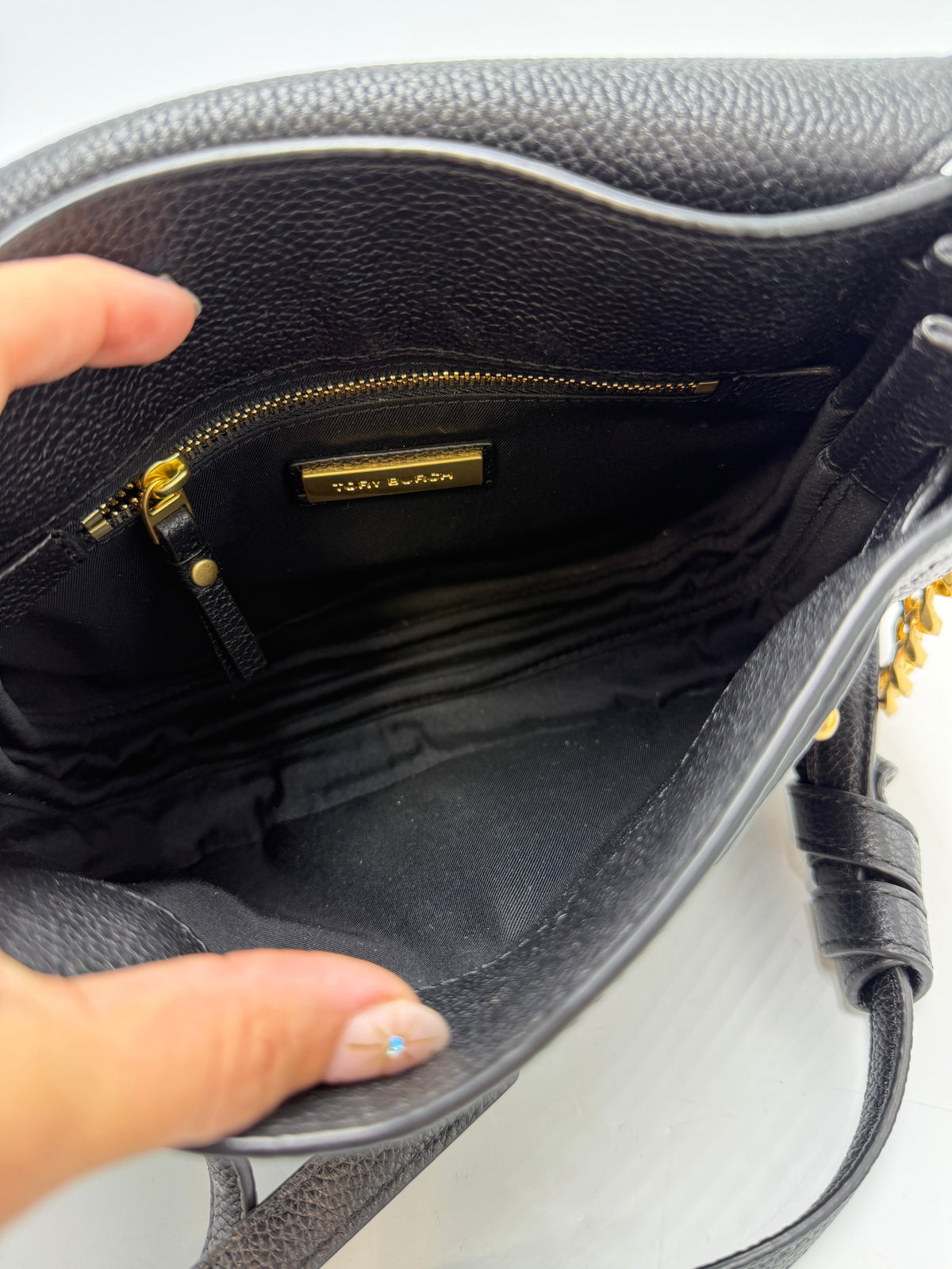 Tory Burch Everly Designer Saddle Handbag